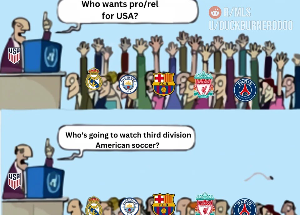 JohnComFootball's tweet image. 🧵 r/MLS Meme Monday Highlights 🧵

The #ProRel people are gonna love this one!