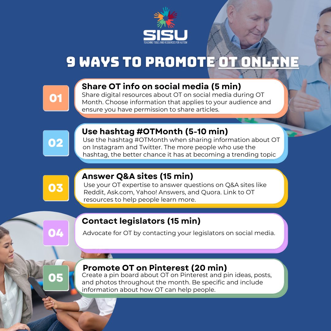 MeerbachAmber's tweet photo. 9 Easy Ways to Promote Occupational Therapy Online - Join the movement this Occupational Therapy Month and spread the word about the incredible benefits of OT! Let's work together to enhance the lives of our clients and raise awareness about the power of occupational therapy. https://t.co/LszIrgW5OR