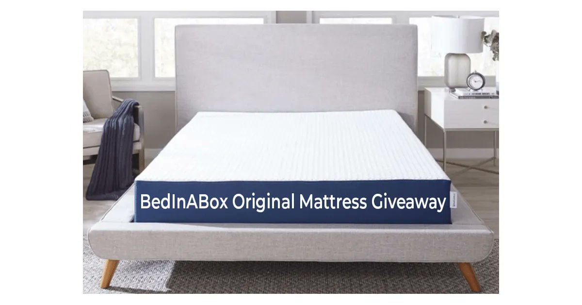 GooseGiveaways's tweet photo. 🌛🛌 Sleep like a dream with the GoodBed BedInABox Original Mattress Giveaway! Win a FREE mattress in your choice of size! 🌟💤  https://t.co/Mz5ST4NBjS
Ends 4/26 – US

#SleepUpgrade #FreeMattress #BedInABoxGiveaway #DreamSleep #GoodBed https://t.co/bQGAN0HhoV