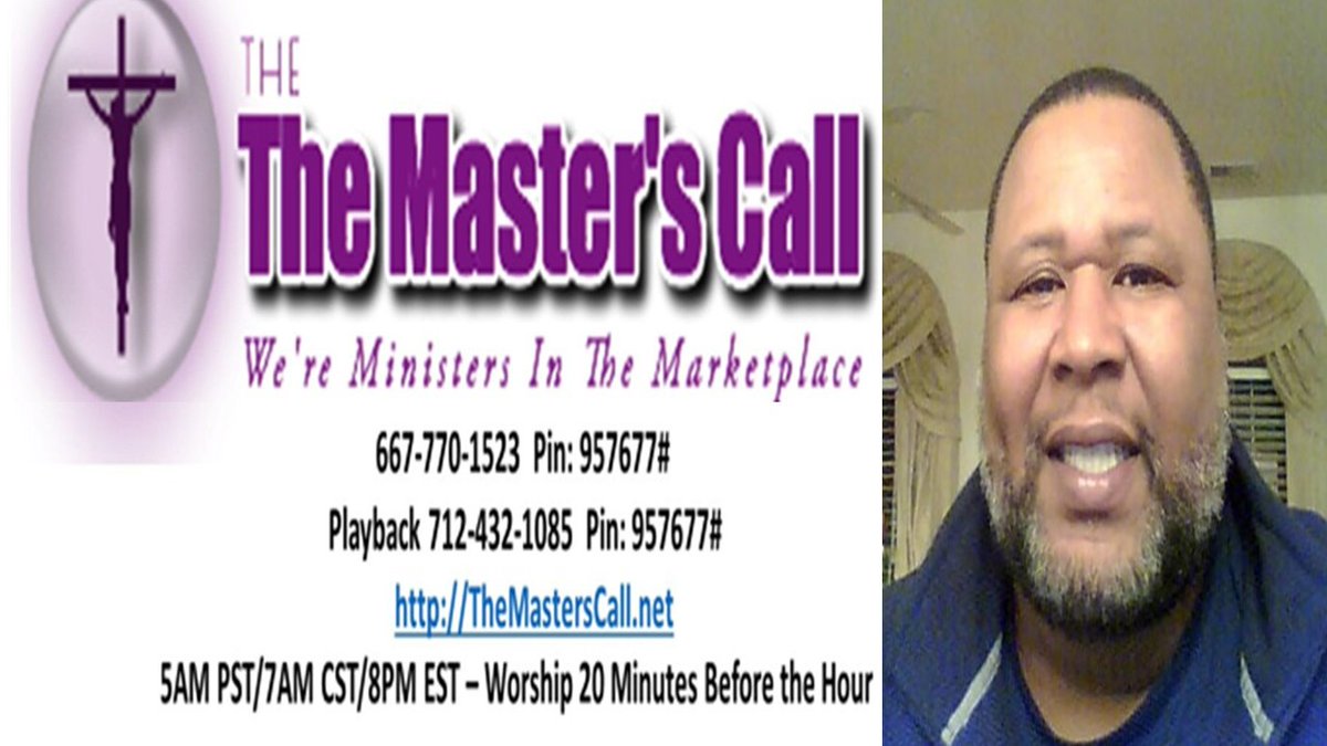 NQueenDallas's tweet photo. The Master's Call [TMC] 667-770-1523 pin 957677#.  Plybck # @ 712-432-1085 pin-957677#
Worship In Song - 6:40AM CST 
Dial 1st 720-844-1215 to avoid charges if needed.
 
Minister Darryl Mickens ministered on 'Giving, Fasting &amp; Praying: God's Secret Weapon' 
https://t.co/KlN551dfvq https://t.co/8ehTqqTEzD