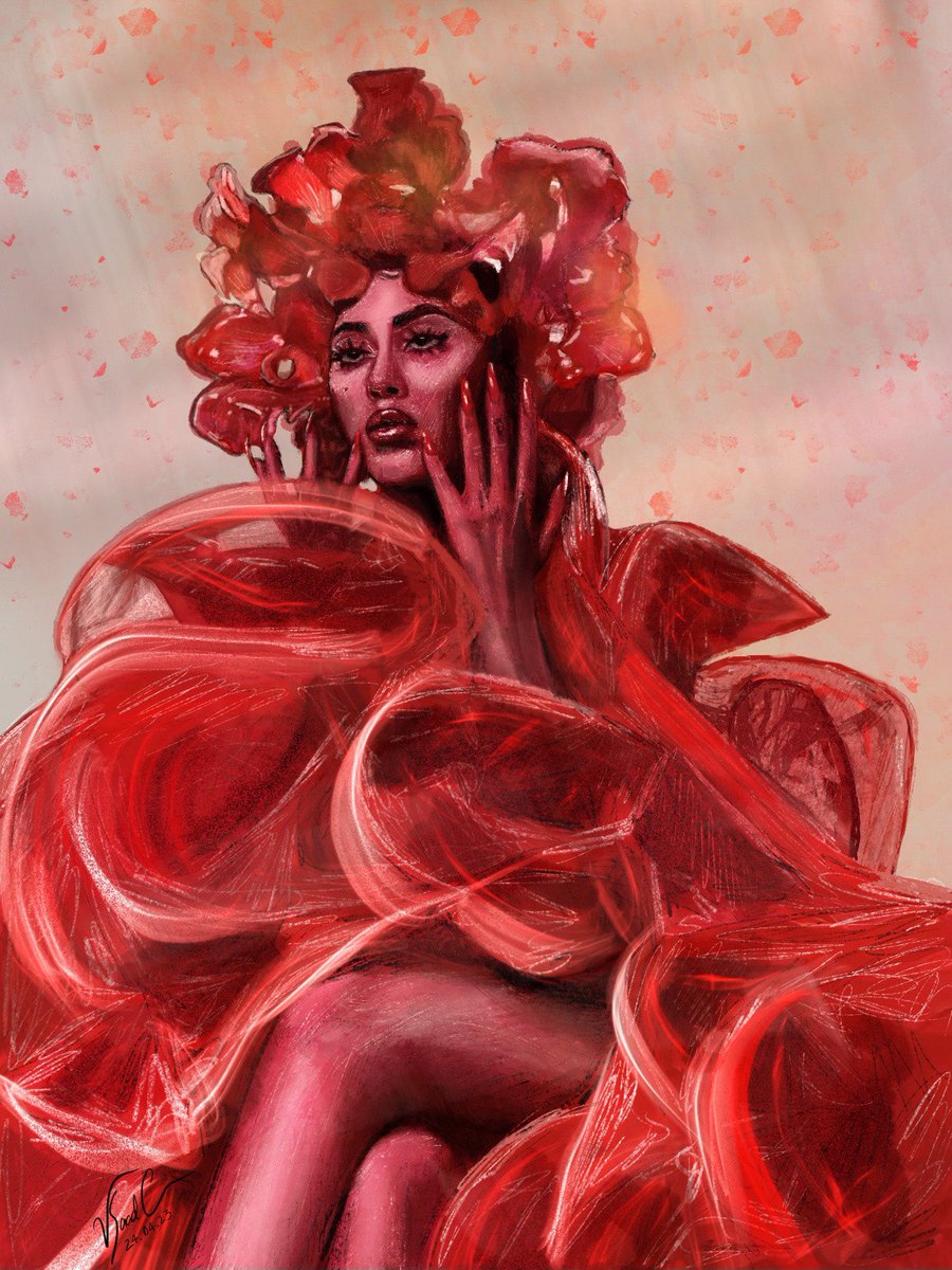 saadinnnn's tweet image. E eu que desenhei ontem a kali uchis e to todo bobo com o resultado, gostaram? 🫶🌹

I Wish You Roses
#RedMoonInVenus #kaliuchis