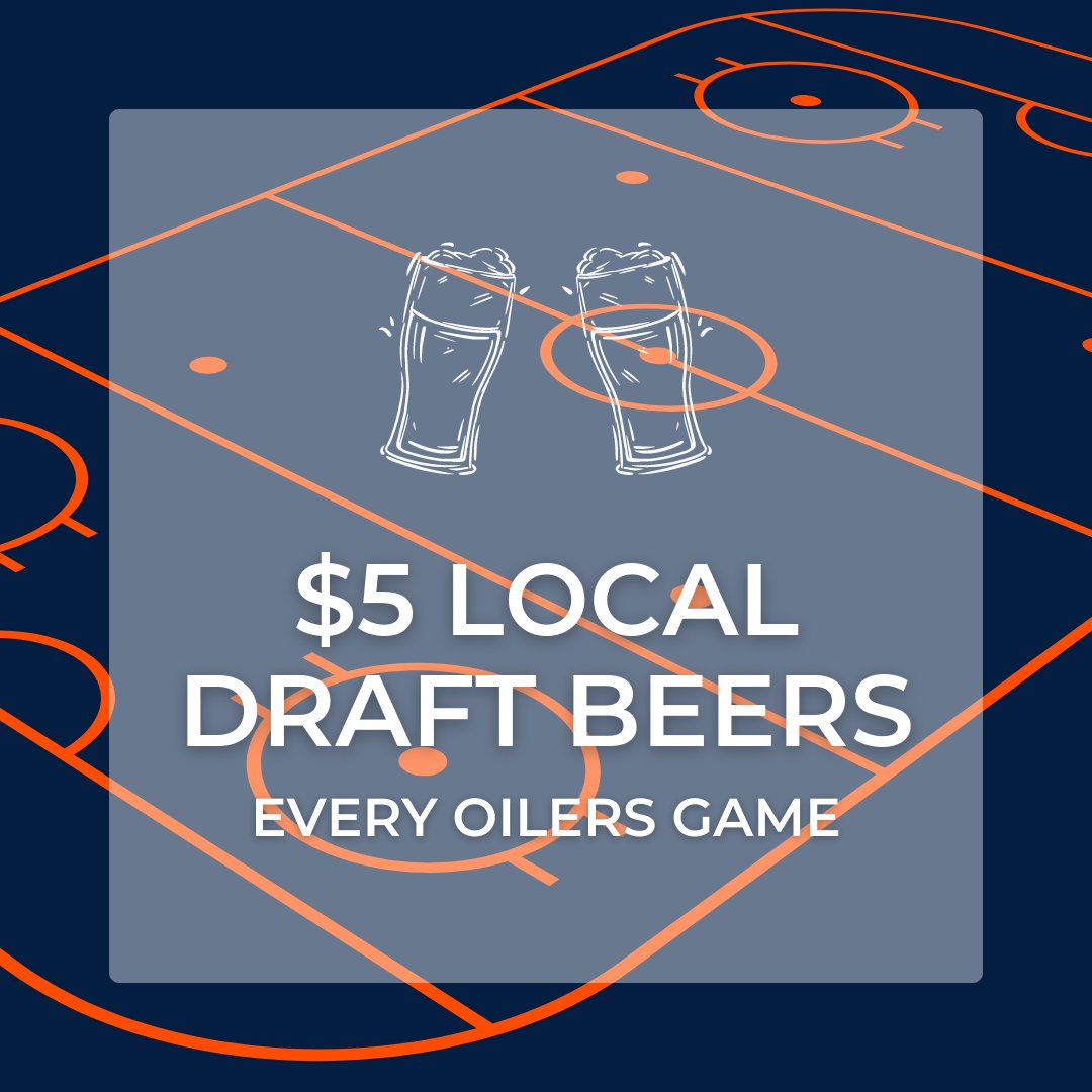 dine_epic's tweet photo. 🔵🟠 PLAYOFFS TIME! 🏒

Grab a Gretzatella Burger on your way to the game or the watch party - and don't forget we have all our local draft beers for $5 all evening!

5oz AB Beef Patty, Fior de Latte, Tomato Chutney, Pesto - as iconic as #99 !

#yegburgers #yegdt #LetsGoOilers https://t.co/sgSir1N7Ce