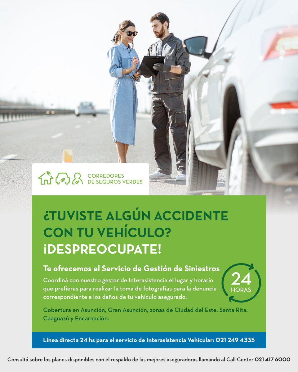 Agendá el número, línea disponible las 24hs ⏱️ ante cualquier siniestro 🚗😉