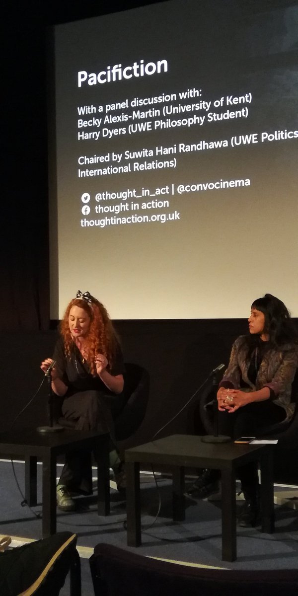 Another great film and discussion, tonight! Thank you all for coming, and especially to wonderful <a href="/MysteriousDrBex/">Dr Becky Alexis-Martin 📸🌍☮️</a> for her insightful comments on #Pacifiction. <a href="/UWEPhilosophy/">UWE Philosophy Community</a> <a href="/UWEPoliticsIR/">Politics and IR at UWE Bristol</a> <a href="/ConvoCinema/">Convos About Cinema</a>