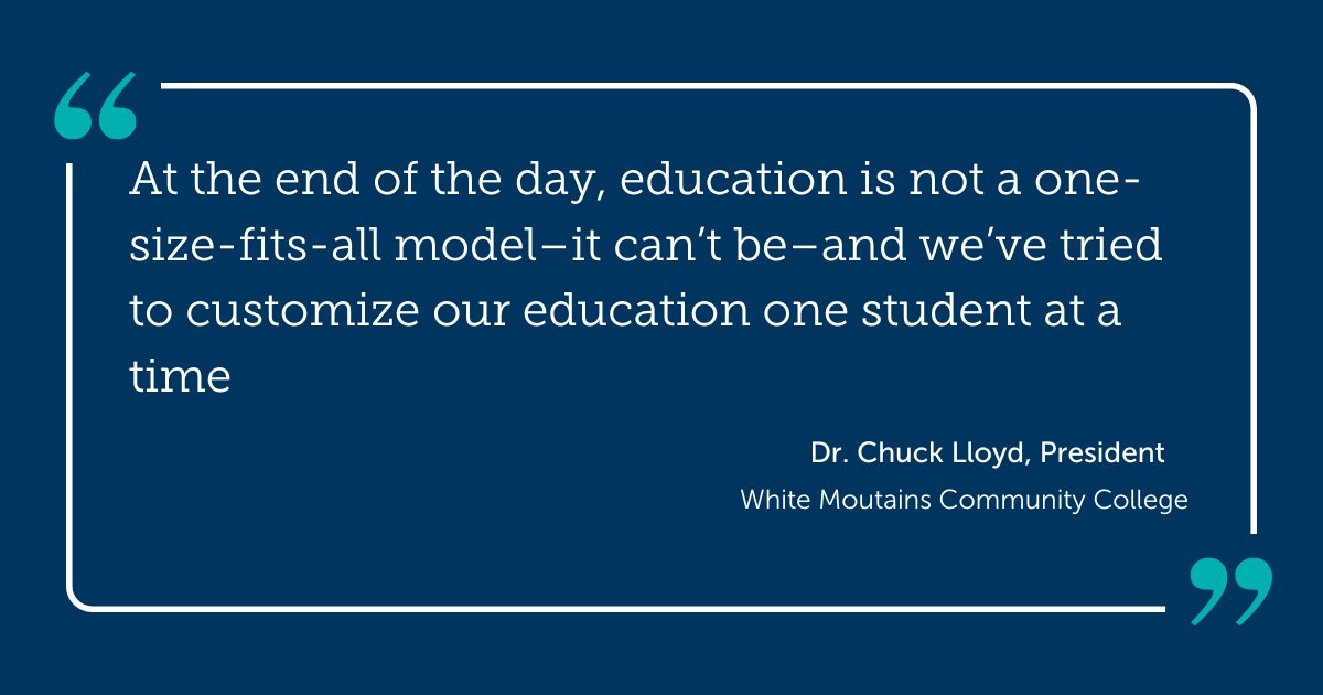 EAB's tweet photo. [VIDEO] @WMCC__ President Dr. Chuck Lloyd, @chucklloyd, discusses the innovative strategies and technology the institution used to improve their fall-to-spring persistence rate by 17.5% in the middle of the pandemic. #StudentSuccess #data #IRwatercooler https://t.co/mWMwiQ1LD8 https://t.co/kedQP7CAP3