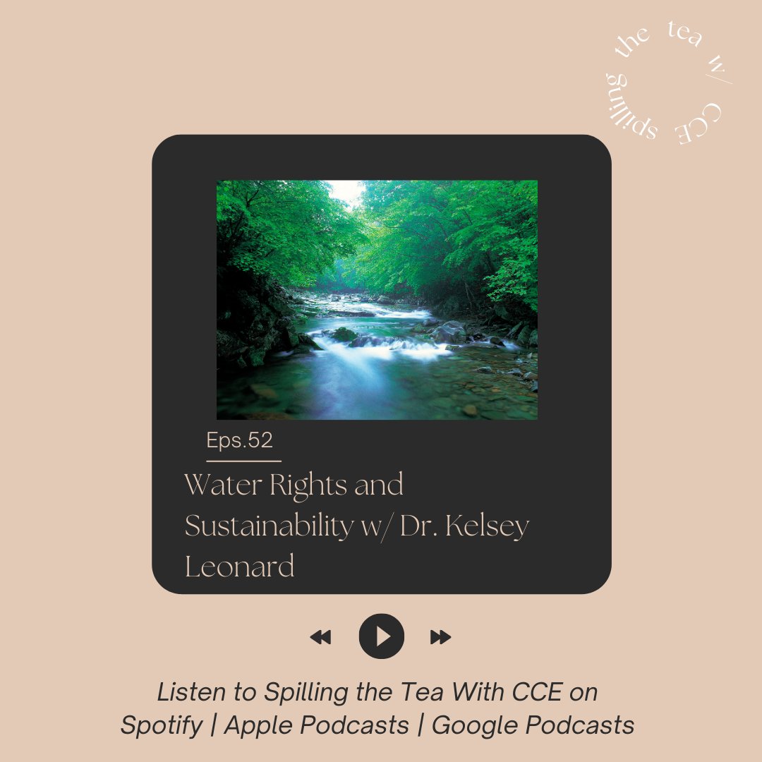 HofstraCCE's tweet photo. Join CCE fellow Sneha as she talks about water rights with Dr. Kelsey Leonard, a Water Rights activist and member of the Shinnecock nation. https://t.co/0piRo7Nvv7