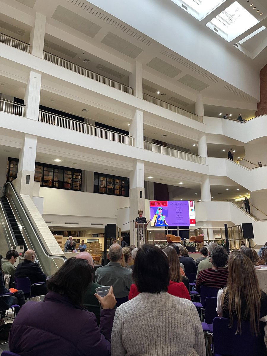 MinaHamzeu's tweet photo. The Spanish #Riveter: Riveting writing from Spain, photos from the event hosted tonight by #TheBritishLibrary 

Chaired by guest editor of The Spanish Riveter, Katie Whittemore  

@europeanliterat @CervantesLondon @Spain_inUK @GoldRosie https://t.co/1Mt8Bk5YY2