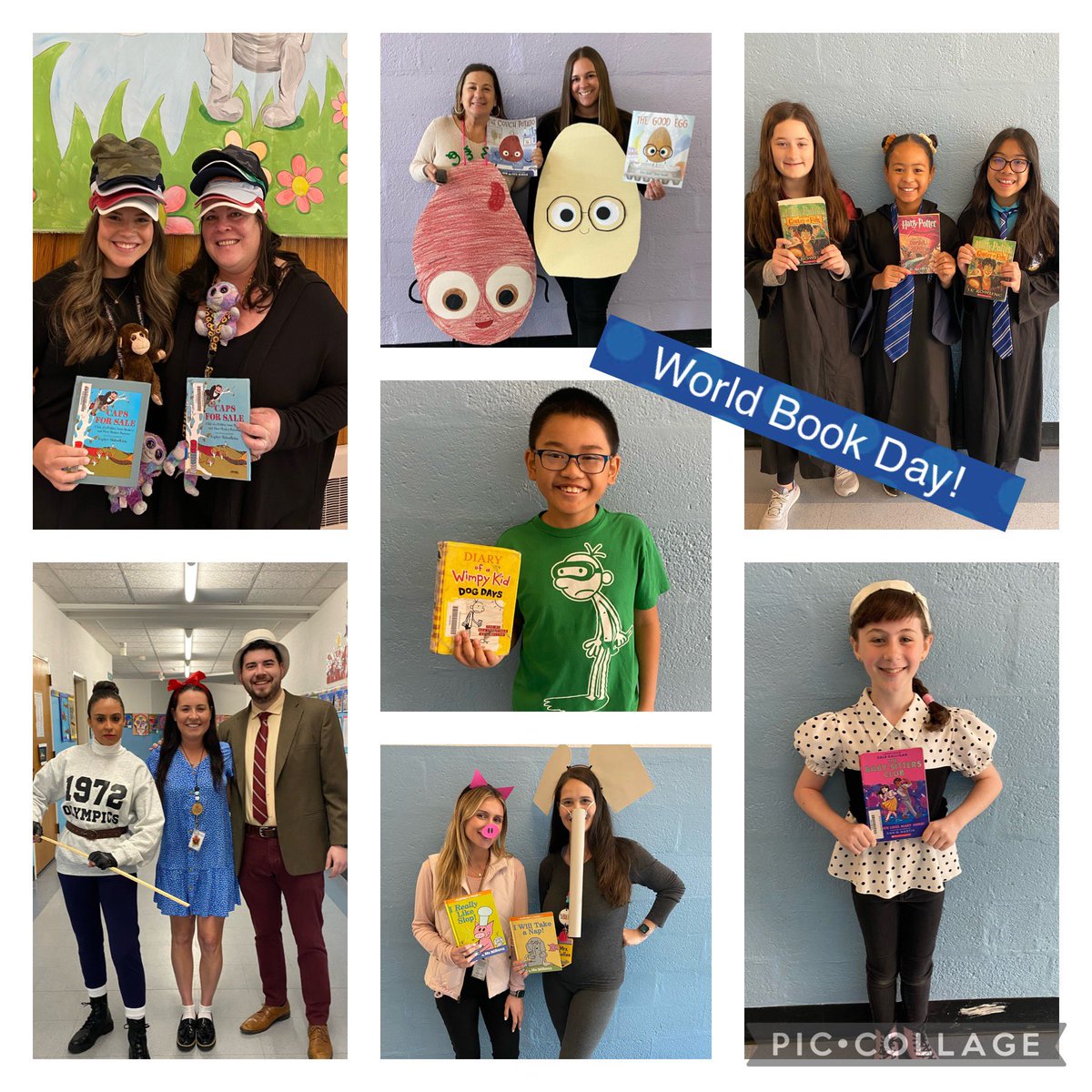 BGreenSchool's tweet photo. We celebrated World Book Day @BGreenSchool by wearing costumes of our favorite book characters.  #WorldBookDay2023 https://t.co/BBSL5SU9oj