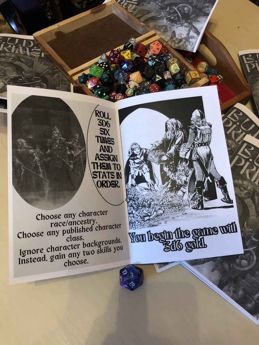 EtnaPlays's tweet photo. Made zines to assist with the open table 5e game ⚔️ ☠️ https://t.co/Y8RXKufL34