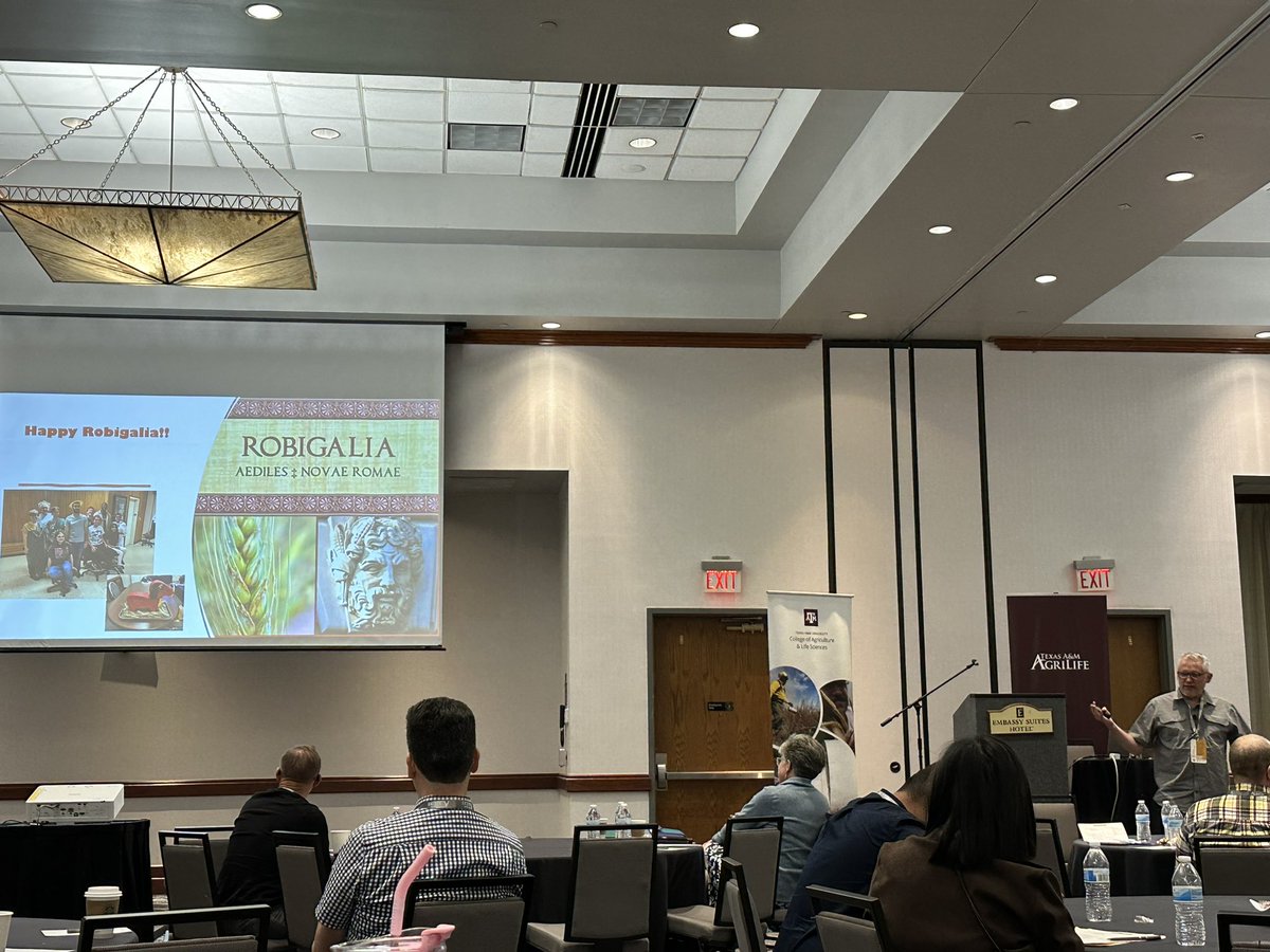 AdamLBray's tweet image. Happy Robigalia! Hoping your sacrifice to the wheat disease gods reap high yields this year!
@bluessherpa #McFaddenSym23