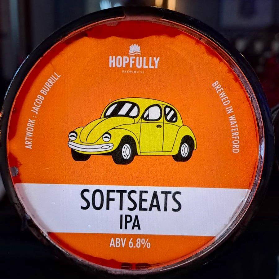 againstgraindub's tweet photo. New on tap ๐ @hopfullybrewing Juicy New England IPA delivers notes of peach, lime, and bubblegum! Expect a soft, velvety, and juicy beer with high drinkability ๐ป #hopfully #softseats #ipa https://t.co/D0ITuvJz7t