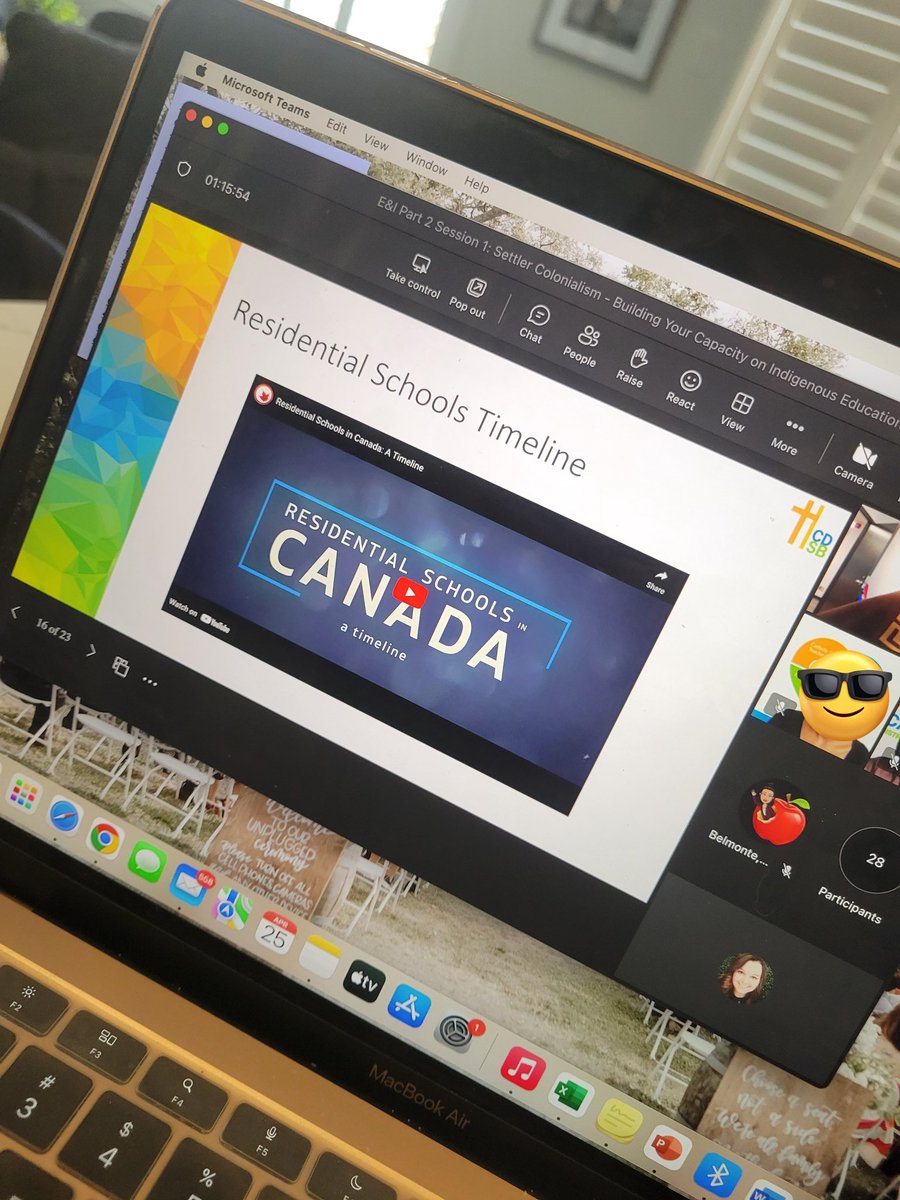 Cordeirocreates's tweet photo. Time to learn and unlearn with some evening professional development. Equity and Inclusion Part 2: Settler Colonialism - building your capacity on Indigenous Education. #importantwork #impactfulreflection #knowledgeispower @HCDSB https://t.co/sMFMCj0xKu