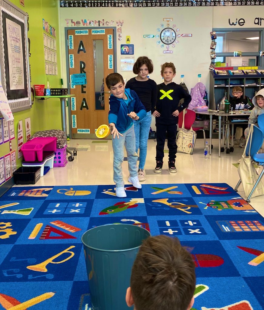 3rdwithMissL's tweet photo. Had WAY too much fun playing trashketball to review 3rd grade topics 🏀🗑️ https://t.co/OSuD0zApkK