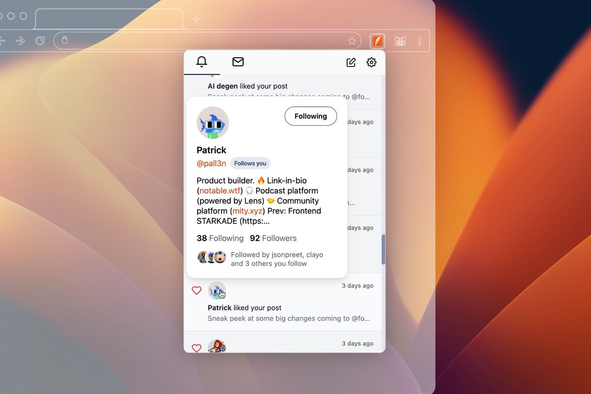 FocalizeExt's tweet image. Imagine a full Lens app as a Chrome extension, right next to MetaMask! 

Soon 🪶