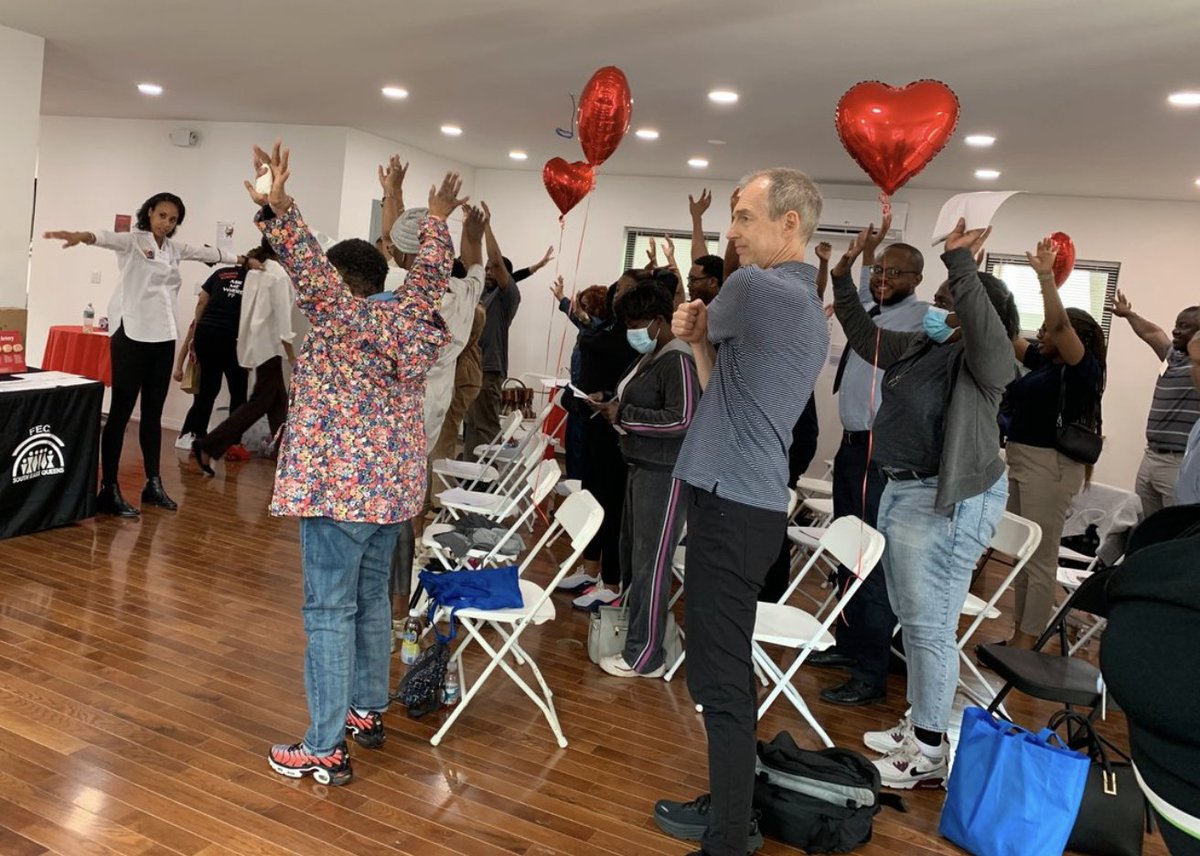 So pleased to have been able to connect with our Queens community for a 'Heart to Heart' event this month, featuring @RMBTcardioMD and @SrihariNaiduMD. The event provided free blood pressure checks and chats about heart-healthy nutrition for members of the public. More photos…