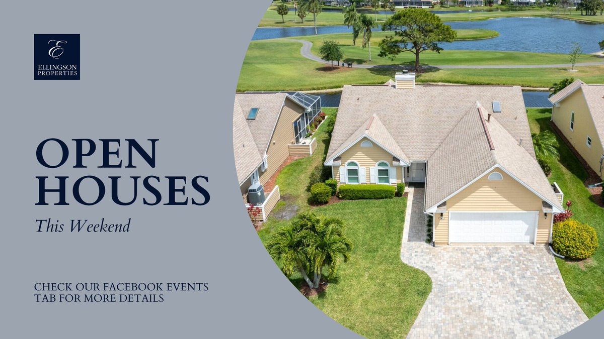 We have several open houses scheduled for this weekend. Check our Facebook Events page for more info. 
facebook.com/ellingsonprope…