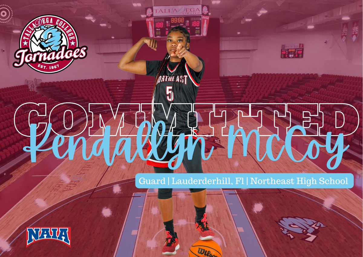LHanna9's tweet photo. Congratulations to Sr Guard Kendallyn McCoy #5 on her commitment to Talladega College (Talladega, Al). Kendallyn led our team in scoring and steals this past season. #LadyCanesBasketball #SwagCheck https://t.co/2QnIgmIMGF