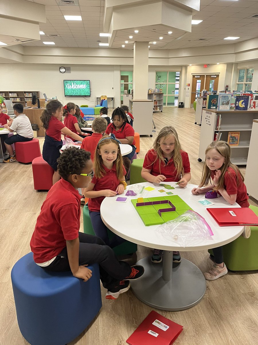 We are loving the renovated library! <a href="/HutchensElem/">Hutchens Elementary</a>