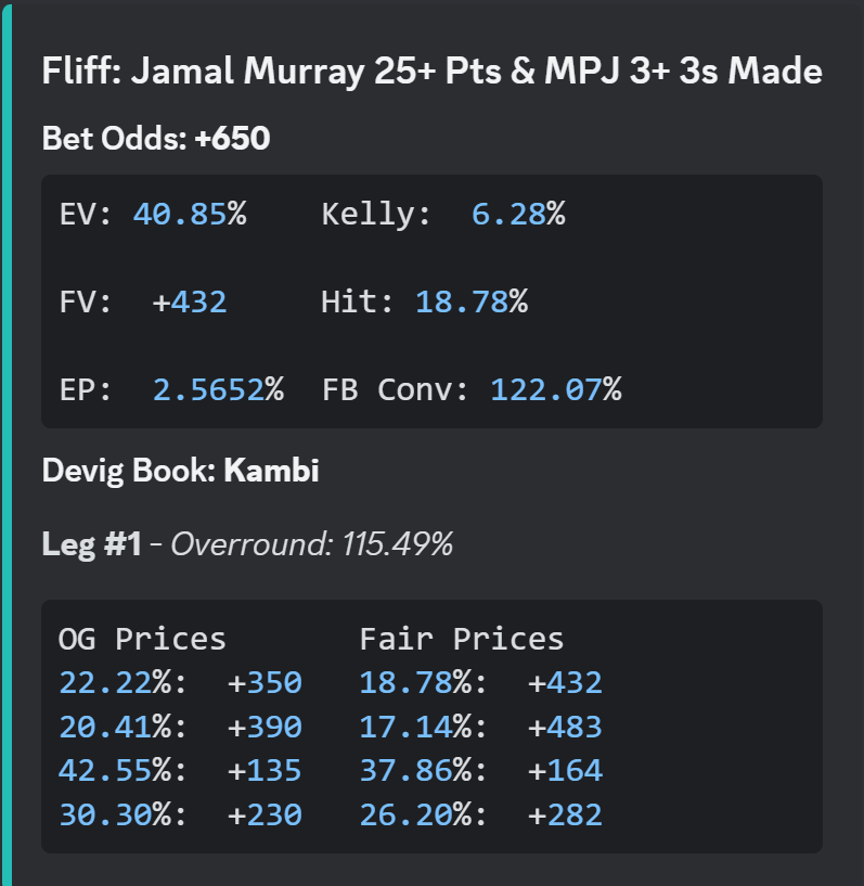 Plus Boosts on Twitter "Fliff Jamal Murray 25+ Pts & MPJ 3+ 3s Made