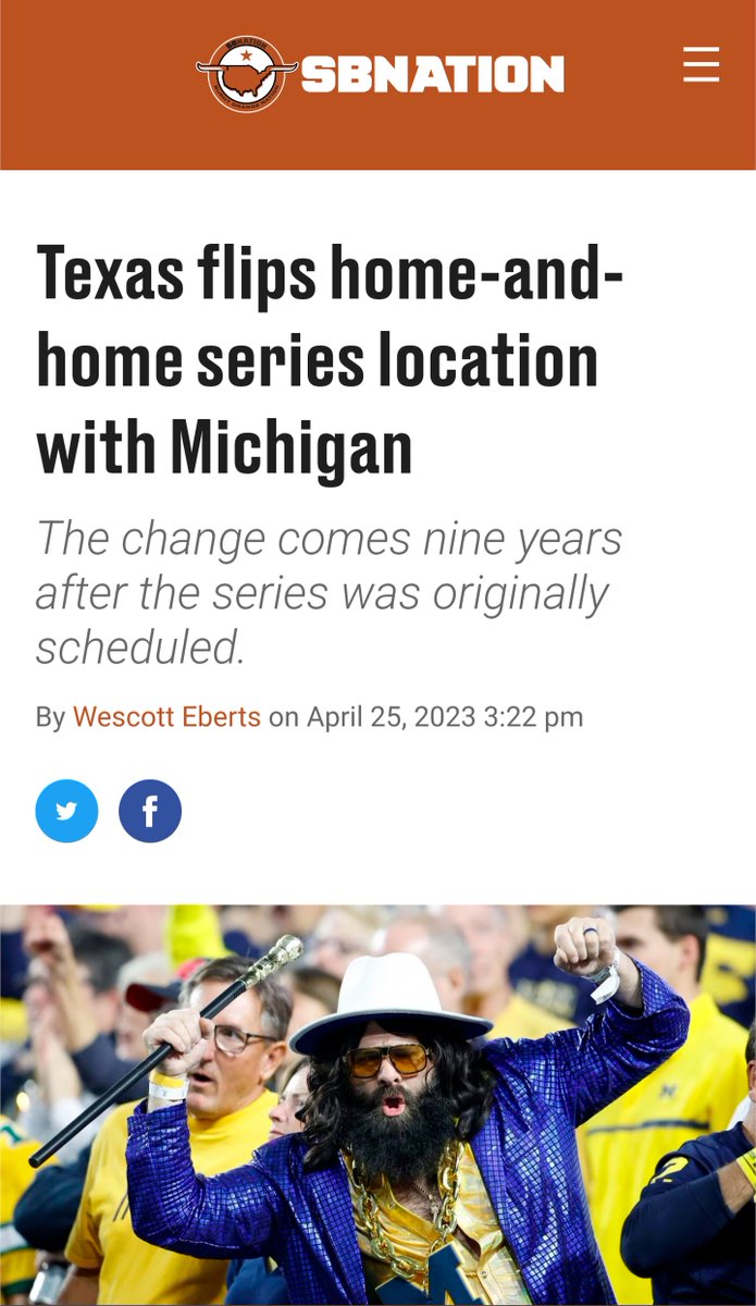 University of Texas Fans Spokesman "Rude Wayne" tweet media