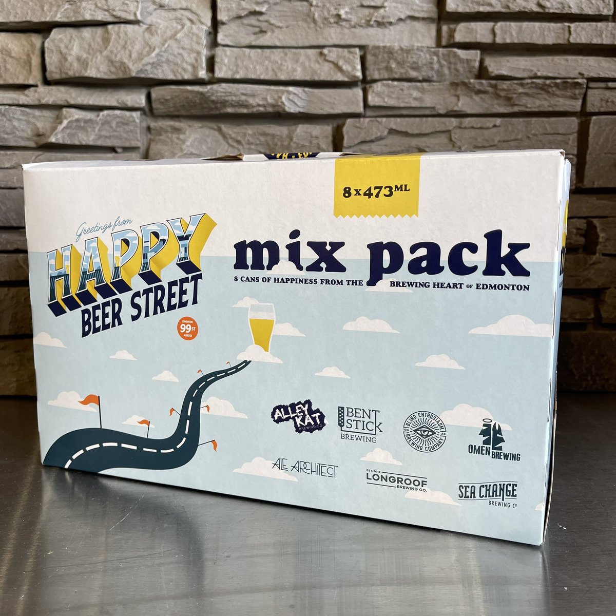 LPSpirits's tweet photo. Now here’s a great #yeg addition to our wonderful #craftbeer selection! @happybeerstreet #mixpack!
@alley_kat_beer 
@BentStickBeer 
@BlindEnthusiasm 
@omenbrewingyeg 
@ale_architect_ 
#longroofbrewing
@SeaChangeBeer 
8 #Edmonton #breweries all in one package!
#Cheers🍻 https://t.co/GifZZM5nfk
