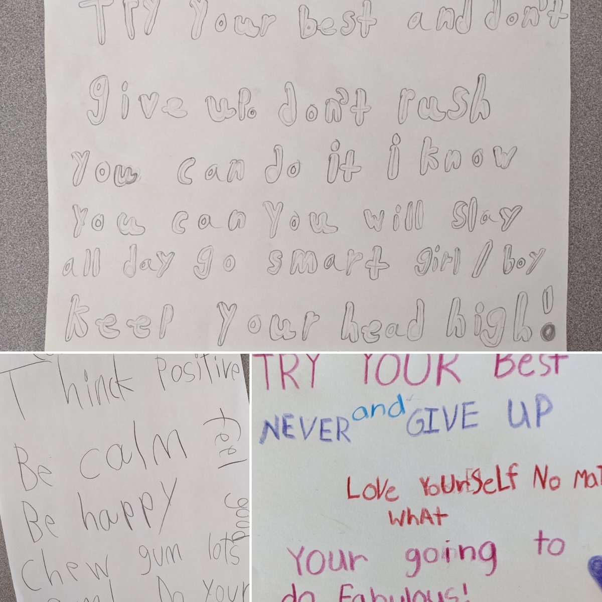 Enjoy some PSSA motivation from Team Brown!! #tryyourbest #workhard #dontgiveup <a href="/Methacton/">Methacton Schools</a> <a href="/DrAaronRoberts1/">Dr. Aaron Roberts</a> <a href="/MethactonEA/">Methacton Teachers</a>