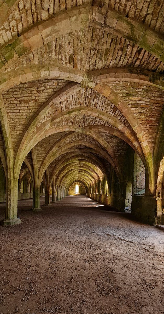 FayeMeany's tweet photo. Fountains Abbey 
#fountainsabbey #gothicarchitecture #vaultedceiling #ecclesiastical #ecclesiasticalarchitecture #stone #architecture #gothic #gothicwindow #photography #architecturephotography #northyorkshire https://t.co/wXtKZ4t5WX
