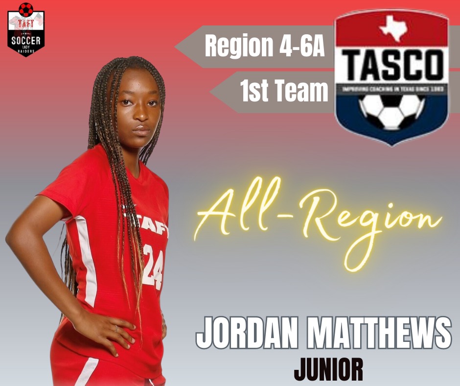 Congratulations to our <a href="/tascosoccer/">TASCO</a> All-State/All-Region selections!
Madissyn Harris: 2nd Team All-State
Jordan Matthews: 1st Team All-Region
Layla Rangel: 1st Team All-Region
MaKyla Peterson: 2nd Team All-Region