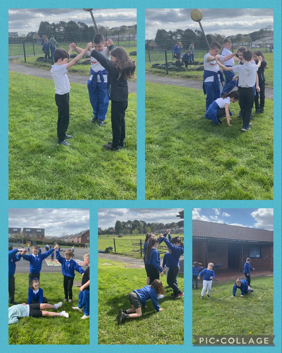 Acting out scenes from our story boards. The tornado is coming! @DeightonPrimary <a href="/DPS_Owen/">Mr Owen's Class</a> #Outdoorlearning #wizardofoz