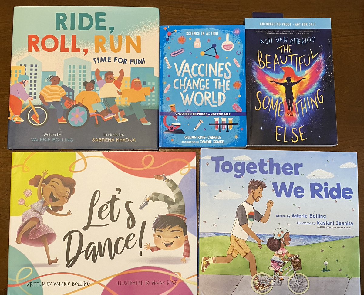 And my last #BookPosse #bookmail of the day is just as exciting as the other 5 packages! @valerie_bolling @sabrenakhadija @abramskids @Maine_Diaz_ #BoydsMillPress @kaylanijuanita @ChronicleKids @AlbertWhitman @gkingcargile @AshVanOtterloo @Scholastic