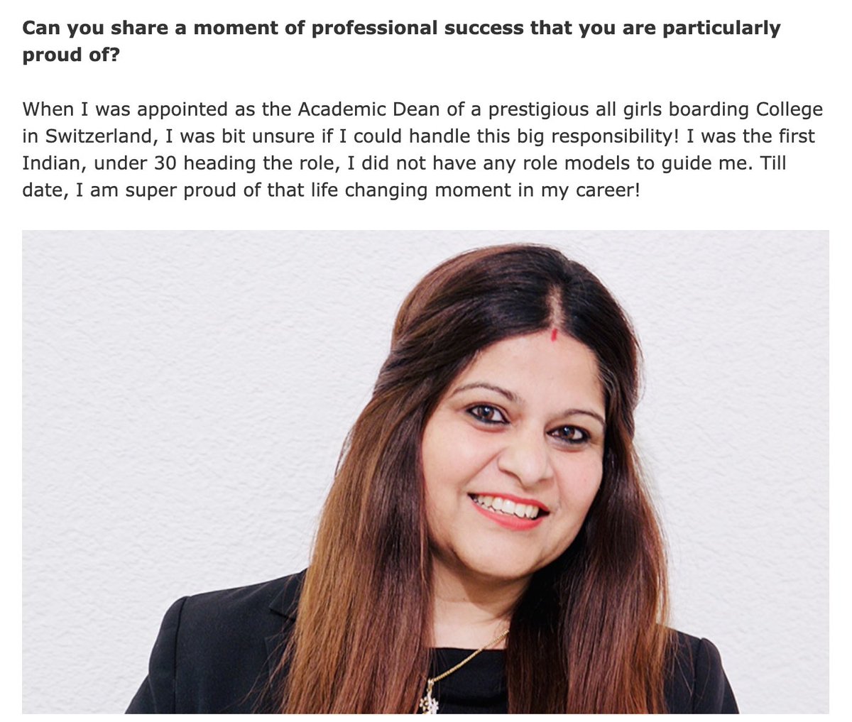 ruby_bakshi's tweet image. Thanks @HigherEdDigest for publishing my interview! 
Read - highereducationdigest.com/leading-effort….   #educationist #kahootprofessor #speaker #trainer #author #emotionalintelligence