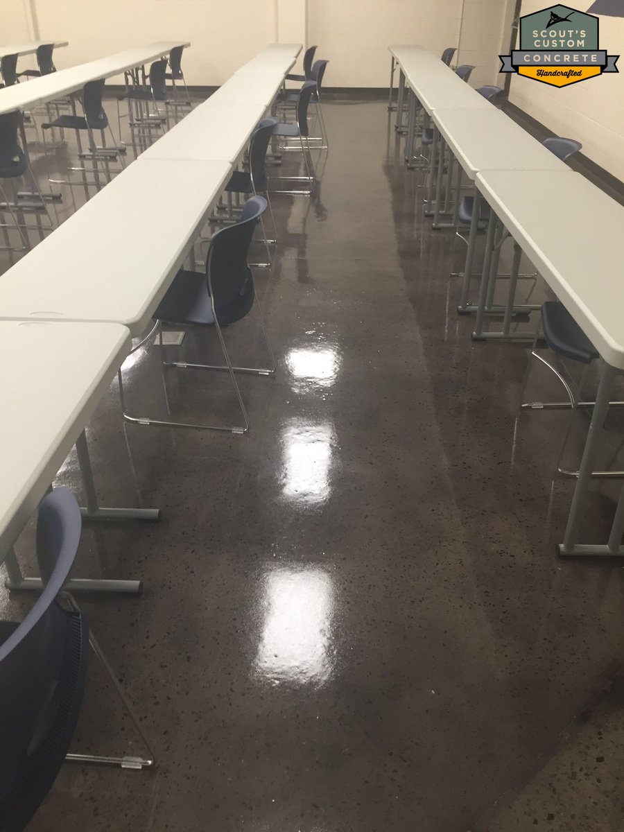 scoutsconcrete's tweet photo. Educational institutions have unique flooring requirements that are a perfect fit for epoxy floor coatings and polished concrete. Check out what we did in a lab at Montgomery Community College. via :     via:   https://t.co/Bkm872MCBo https://t.co/qI1uGMbOM0