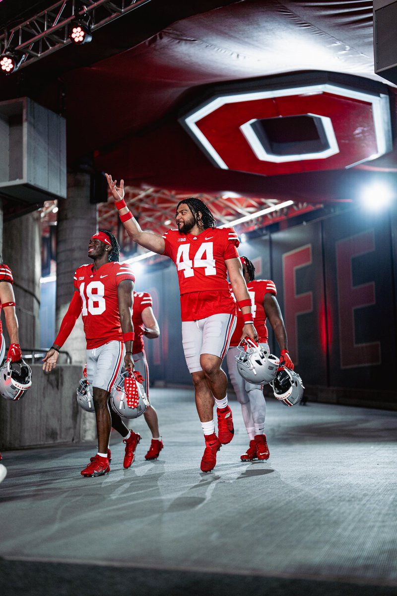 OhioStateFB's tweet photo. some B1G things coming to a TV near you soon 👀🍿 @NBCSports https://t.co/CnWDRcpUT0