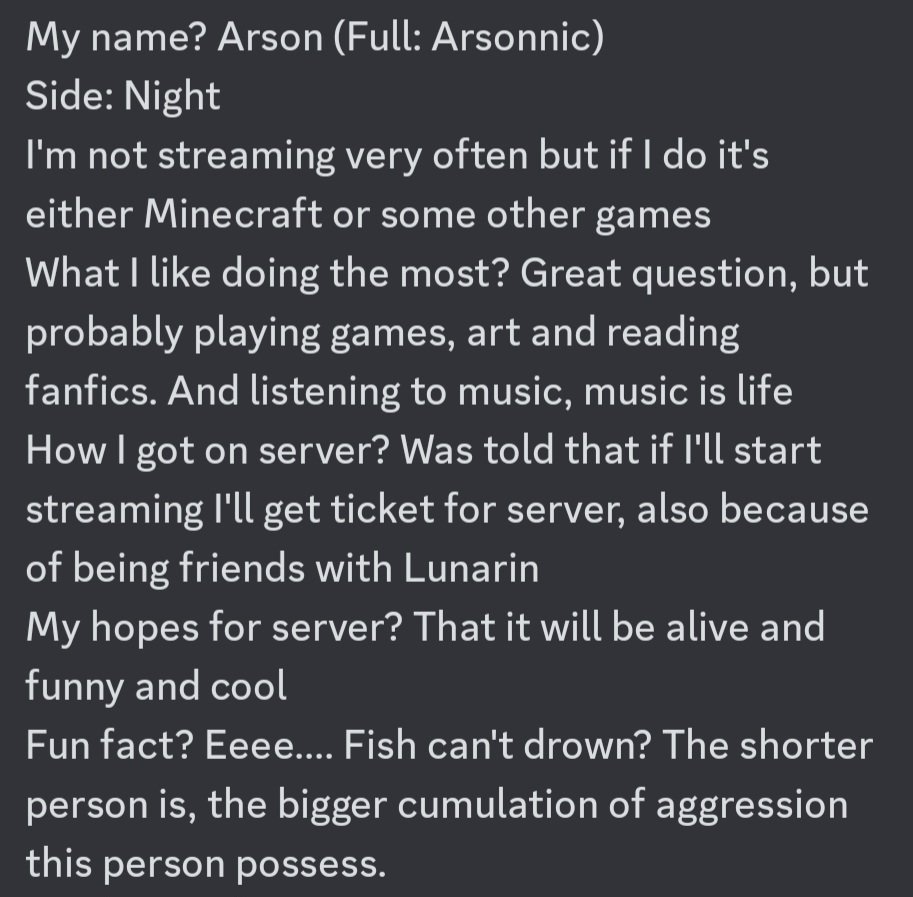 TheHarmonySMP's tweet photo. Introducing Arsonnic!
💥💫
(They/them)
@_Arsonnic https://t.co/Sg5Ha41sEN