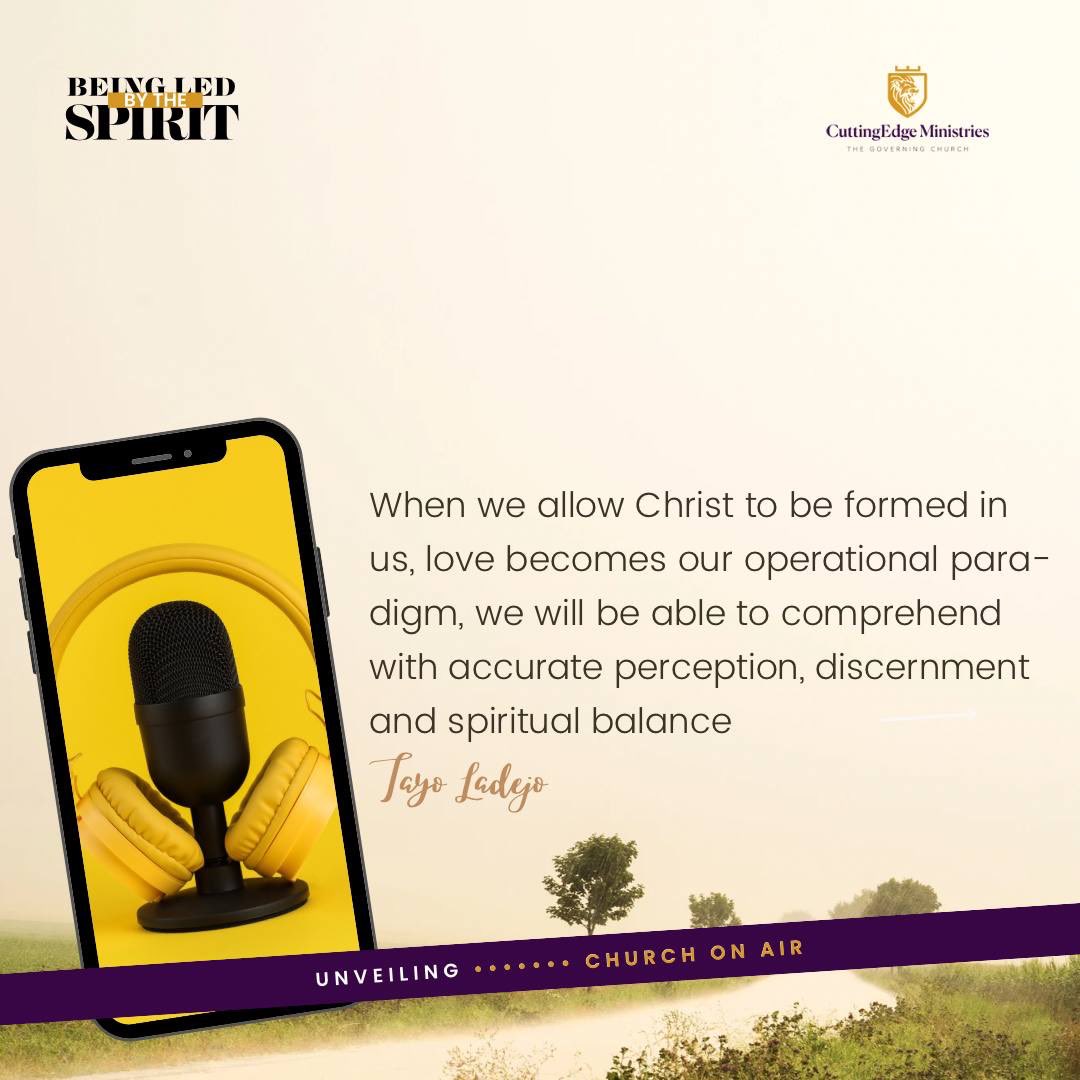 CuttingEdge_NG's tweet photo. Always remember that the children of God are led by the Spirit and that the Spirit of God works in us, His children, to will and to do His bidding.
#UnveilingExcerpts
#TheGoverningChurch https://t.co/Nne9Dcx1ko
