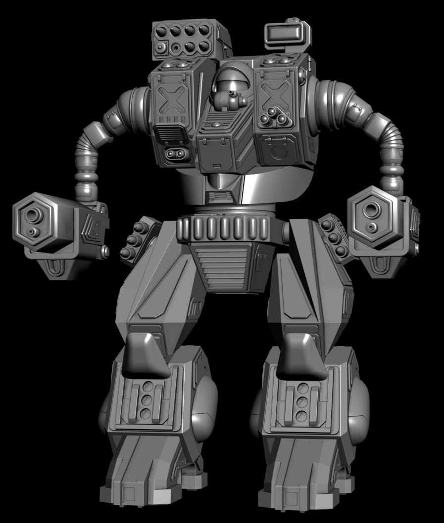 MekaRamen's tweet photo. Hellbringer/Loki progression: most details are done and wrapping up for the day.
#battletech #battlemech #hellbringer #loki https://t.co/M9cKhAbsWQ