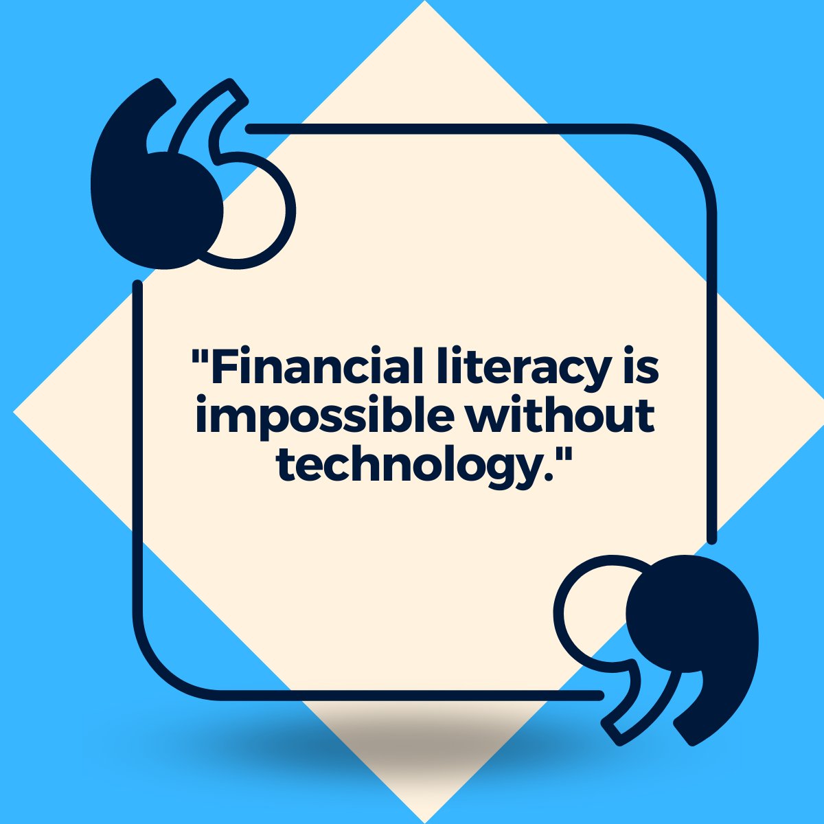 The relationship we have with technology directly affects our financial success.

As #financialliteracymonth comes to a close, we wanted to share a quote that resonated with our team...

#wealthtech #finserv