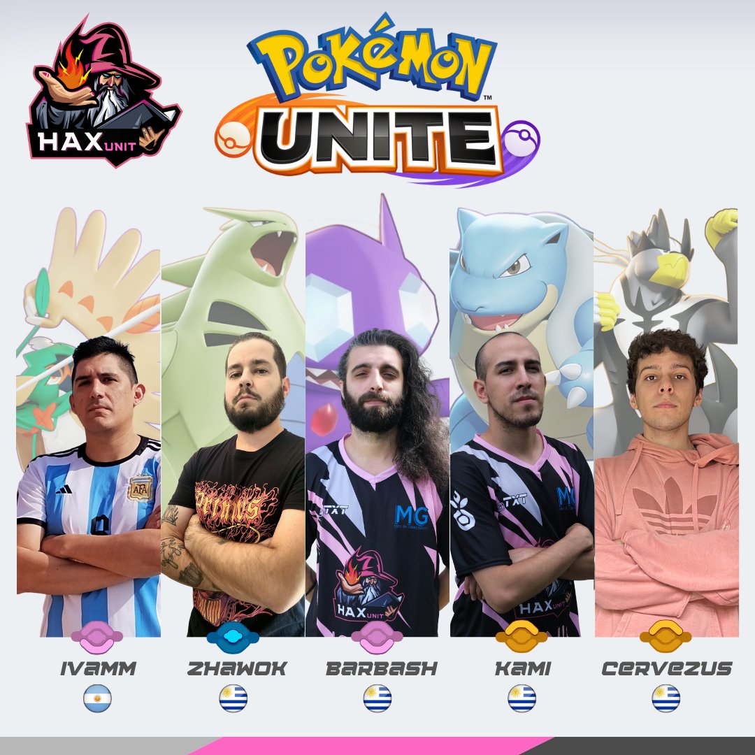 Hora de que HAX vuelva al ruedo en #PokemonUNITE 

🦉 Ivamm
🦎 Zhawok
😈 <a href="/HAXbarbash/">Barbat420</a> 
🐢 <a href="/camilo_pais/">Camilo Pais</a>
🐒 <a href="/GonzaloPiria/">Gonzalo Piria</a> 

Éxitos el sábado en el Open Qualifier de la April Cup <a href="/UniteEsports/">Pokémon UNITE Championship Series</a> <a href="/UniteLATAM/">Pokémon UNITE Championship Series LATAM</a> 

🧙‍♂️🔥 #GoHAX