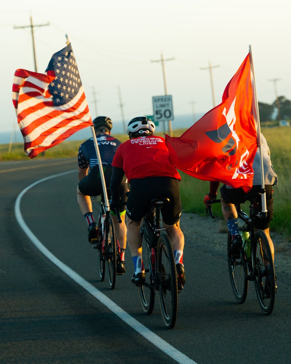 TeamRWB's tweet image. The power of the human spirit was on full display last week as a group of cyclists set out on an epic journey from LA to San Diego during #OldGloryRelay. These chargers pushed through the miles with determination, strength, and courage.