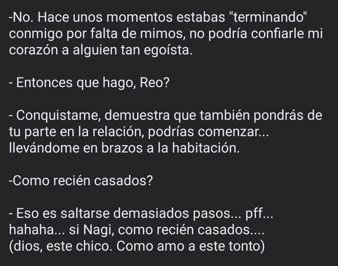 zakkidevoted's tweet photo. #ReonagiWeek2023
#reonagiweek

Dia 5 Tema: Ruptura (humor) https://t.co/xoMMnVFerX
