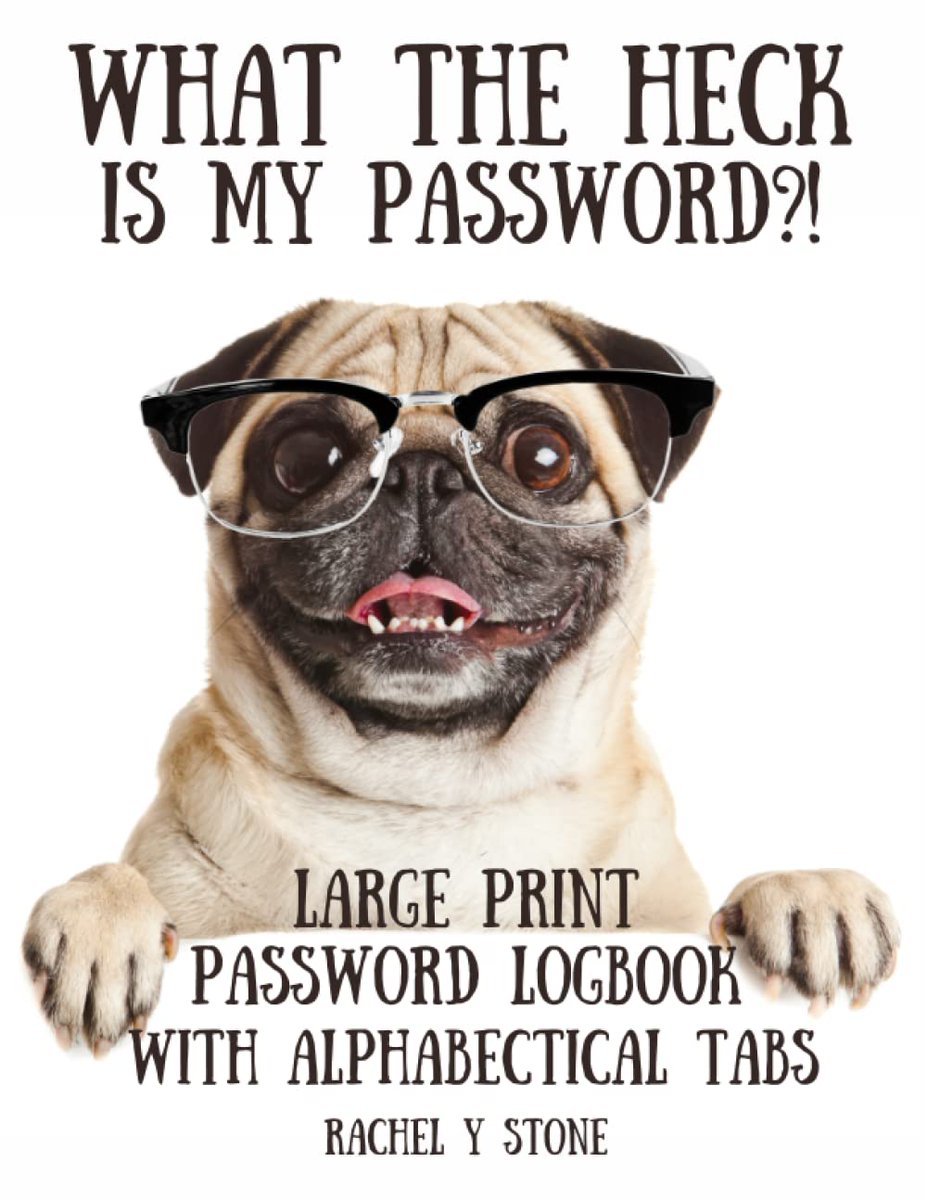 If you've ever found yourself shouting 'What the heck is my password?!' amzn.to/3GHbg01 #puppiesofinstagram #pugstagram #dog #doglady #doglads #password #passwordmanager #passwords #pugnation #puglovers #pugoftheday #pugbasement #pugsnotdrugs #speakpug