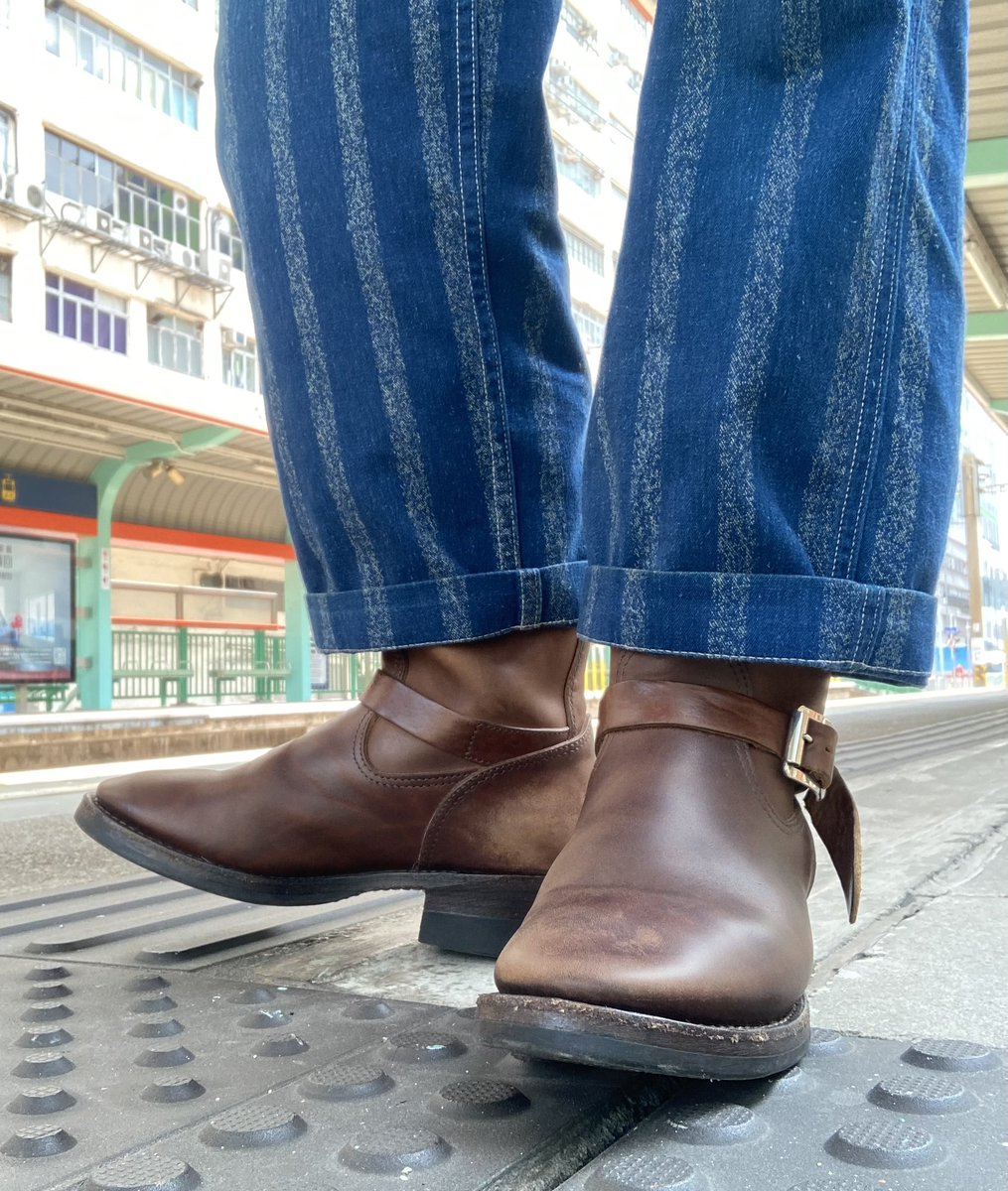 beanbeans_hk's tweet photo. 20230426 - 19c ☺️☺️☺️
突然降溫可以穿講究一點
👖 : Heller’s Cafe
👢 : Attractions
#hellerscafe
#attractionsco
#lot444
#biltbuck https://t.co/EICjaAmPRD