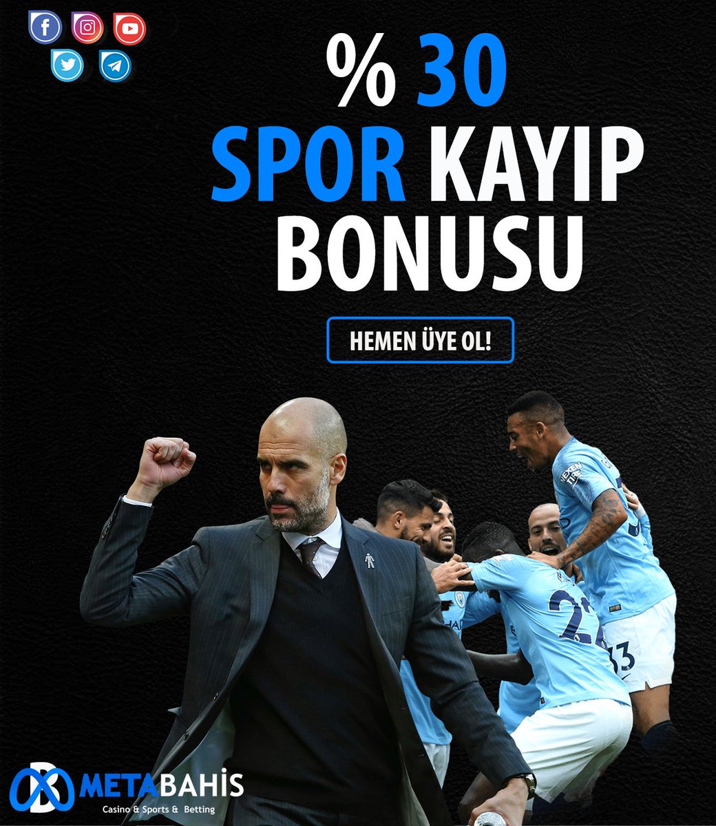 🥳 #METABAHİS'DEN %30 SPOR KAYIP BONUSU!

🎁 30 TL HOŞ GELDİN BONUSU!

🎁 %25 ÇEVRİMSİZ SPOR BONUSU!

🎁 HER YATIRIMINA %50 FREEBET BONUSU!

🔗bit.ly/3Z88E18

#metabahis #bahis #bonus #futbol
#iddiaa #maç #spor