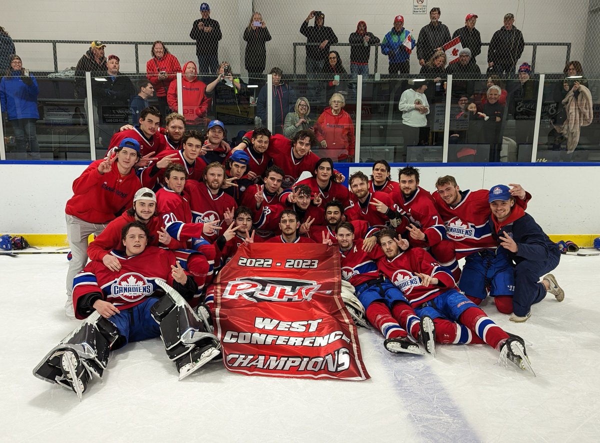 LCanadiens's tweet photo. Your 2022-2023 Western Conference Champion Lakeshore Canadiens ! https://t.co/lMAbqMI2wd