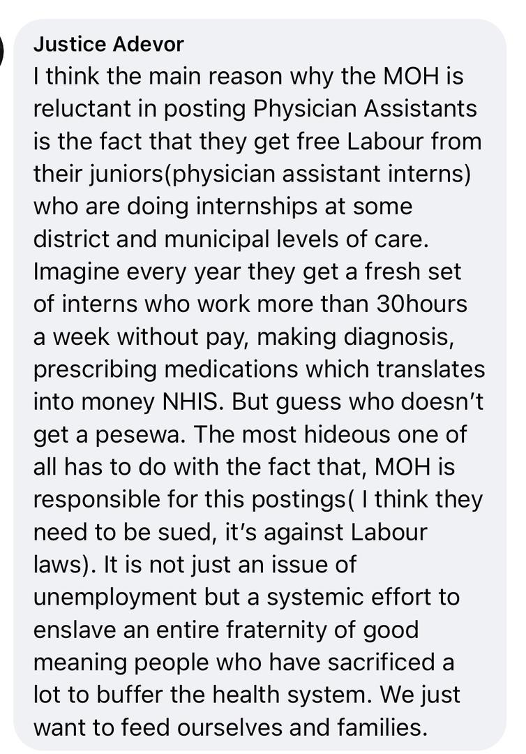 AckonAffari's tweet photo. Physician Assistants deserve better. 
#PostPAsNow https://t.co/DRi2htnxYp