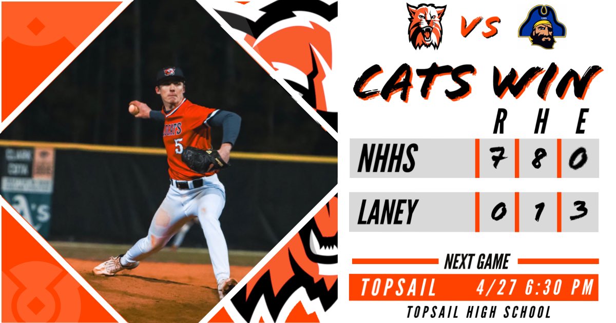 NHbaseball_cats's tweet photo. @smithsean_19 threw an absolute 💎tonight…complete game, 1 hit shutout with 14ks…1 hit away from a perfect game! 💪🏻💪🏻 🔔🔔🔔 https://t.co/CQe4sdmb8W