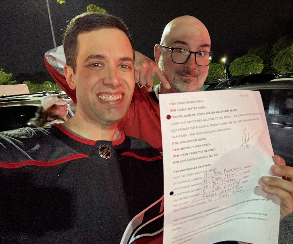 ImoveCar's tweet photo. Game highlight? Meeting up with @minter afterwards who gave me a piece of the highly coveted #MinterMail #LetsGoCanes https://t.co/c56j70dpW7