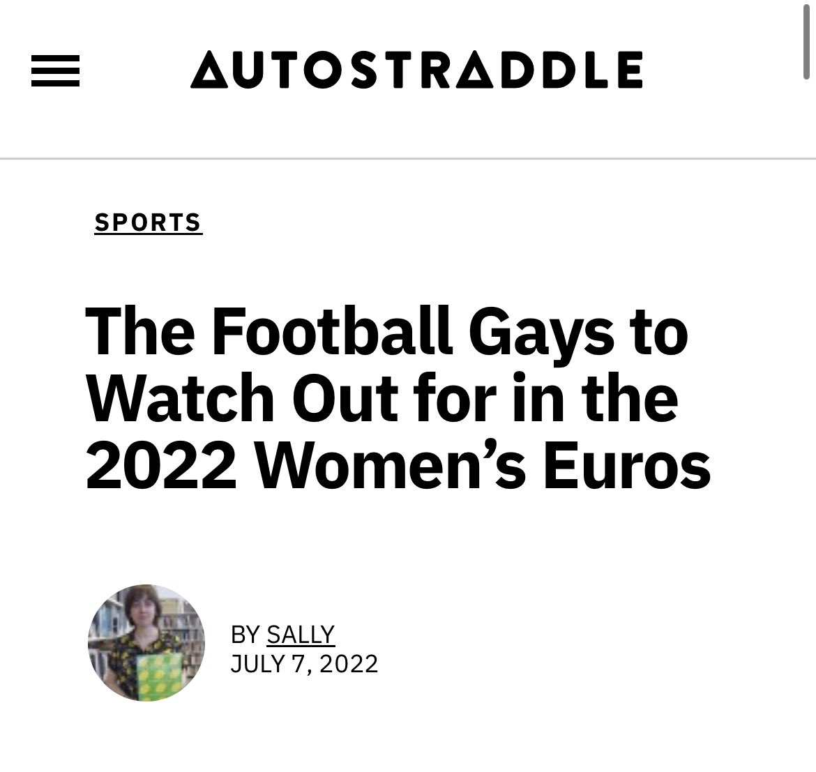 Lesbian and Queer women are the backbone of the Women’s World Cup, we celebrate them today and every day. We are ready for an updated article on football gays to watch out for @autostraddle ❤️🧡🤍💗