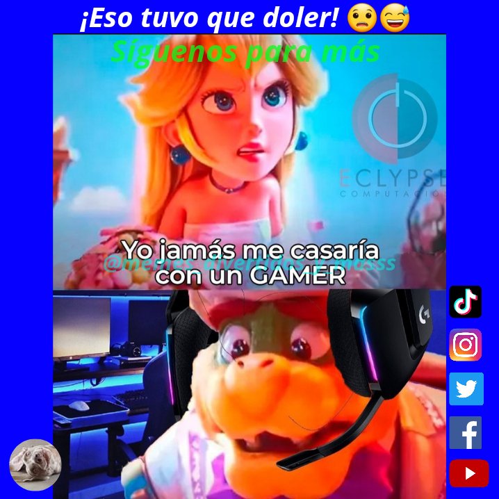MasssMemes's tweet photo. F por Bowser. Y ¡Feliz Cumpleaños para nosotros! 🥳🥳🥳 Ya son 3 años de Memes Divertidos Y Másss. 😃👍

Admin 1 
#memes #memesdiarios #memesdemario #mariobros #bowser #peach #supermariolapelicula https://t.co/iNOfkv3GXU
