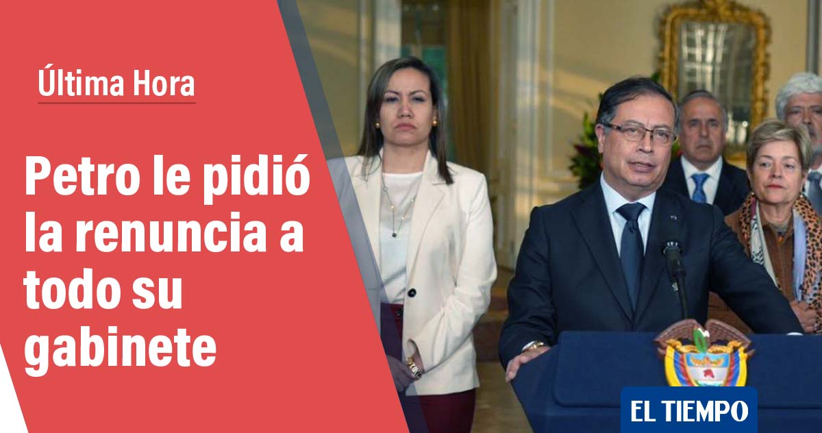 🔴 #ATENCIÓN • El presidente Gustavo Petro habría pedido este martes, 25 de abril, la renuncia a todos sus ministros. Conozca acá toda la ampliación ↓
eltiempo.com/politica/gobie…